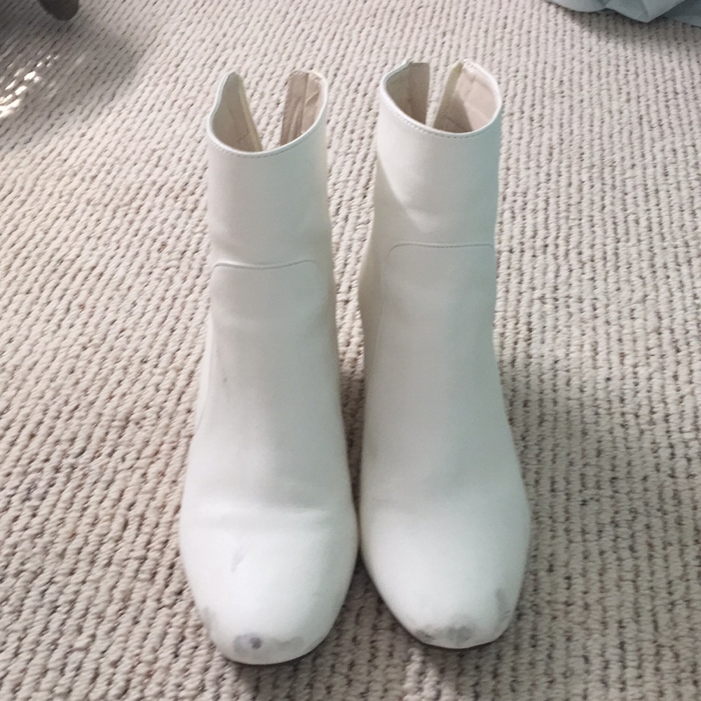 White Ankle Boots